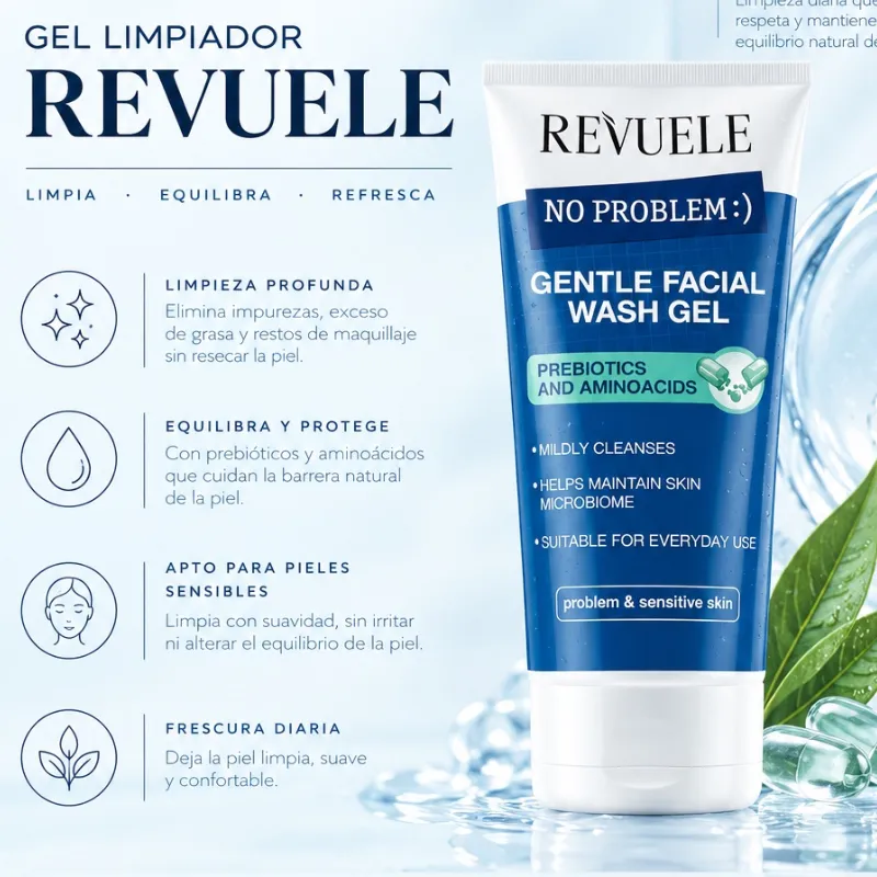 Gel limpiador Revuele Prebioticos