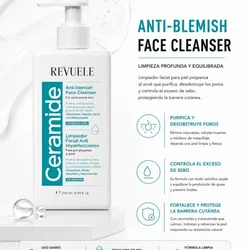 Limpiador Facial Ceramidas + Ácido Salicílico + Niacinamida – Revuele