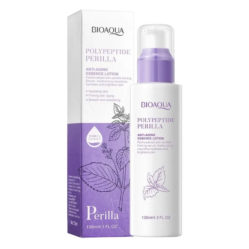 Loción facial antiedad y serum hidratante