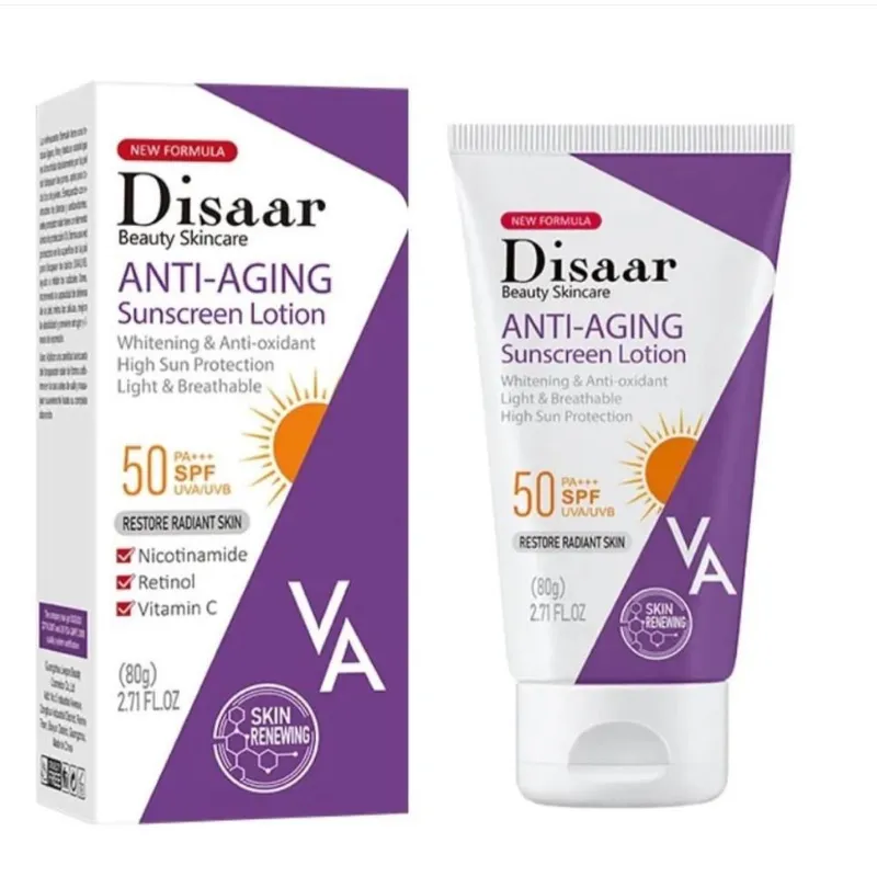 Protector solar facial y  antiedad