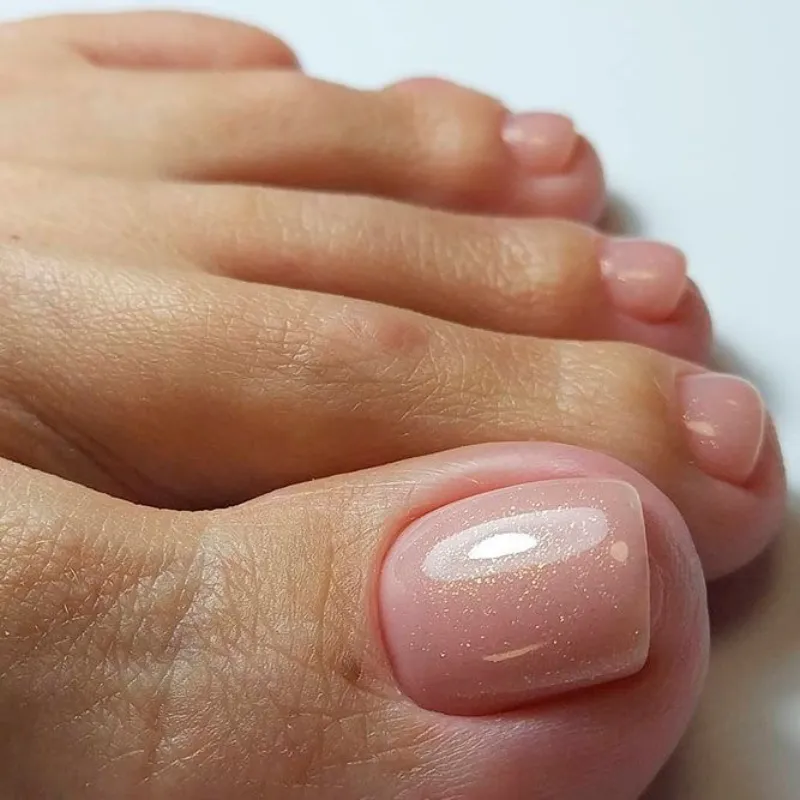 Pedicure Simple + Base Rubber