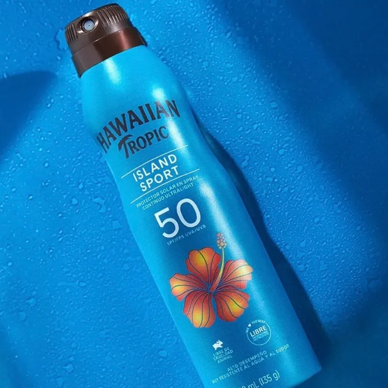 Protector solar corporal SPF 50 + Proteccion UVA/UVB Hawaiian Tropic 