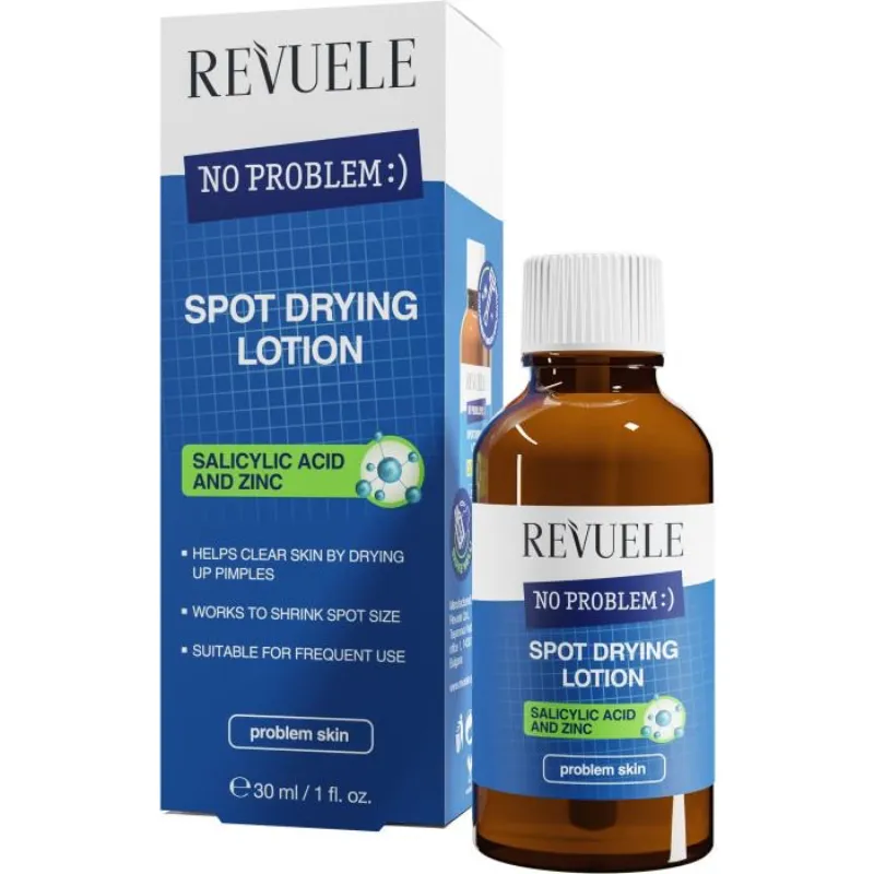 REVUELE Loción Secante para Imperfecciones con Ácido Salicílico & Zinc 