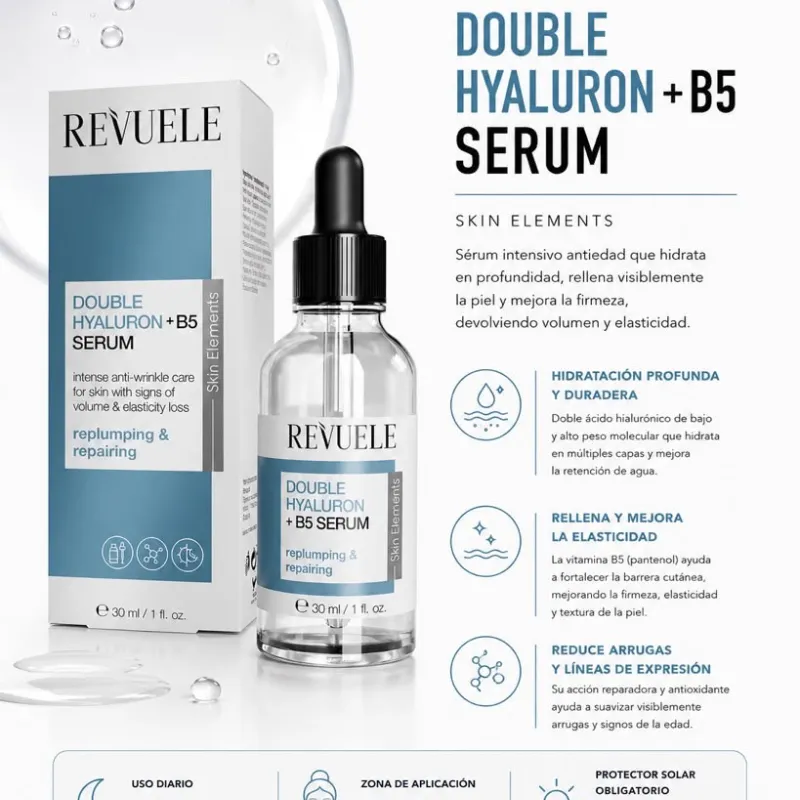 Sérum Double Hyaluron + Vitamina B5 – Revuele