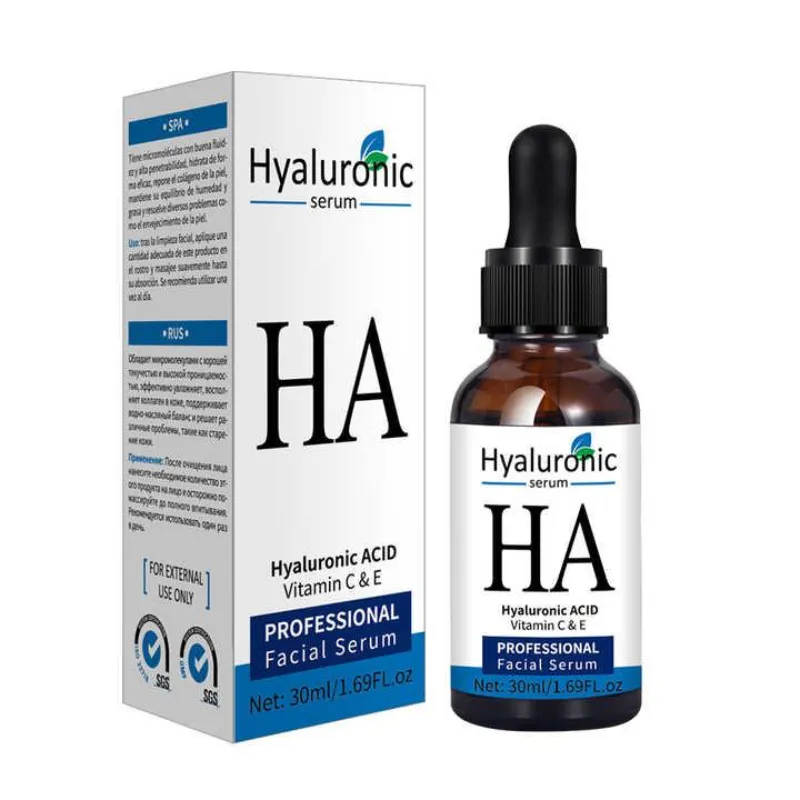 Sérum Facial con Ácido Hialurónico, Vitamina C & E 