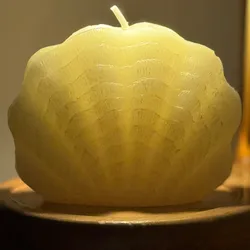 Vela en forma de concha del mar