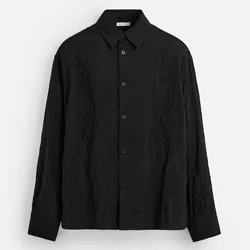 Camisa efecto arrugado 