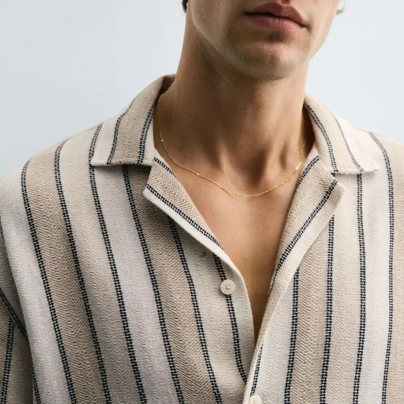 Camisa Jacquard Geométrica