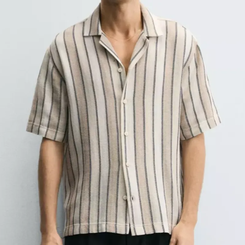 Camisa Jacquard Geométrica