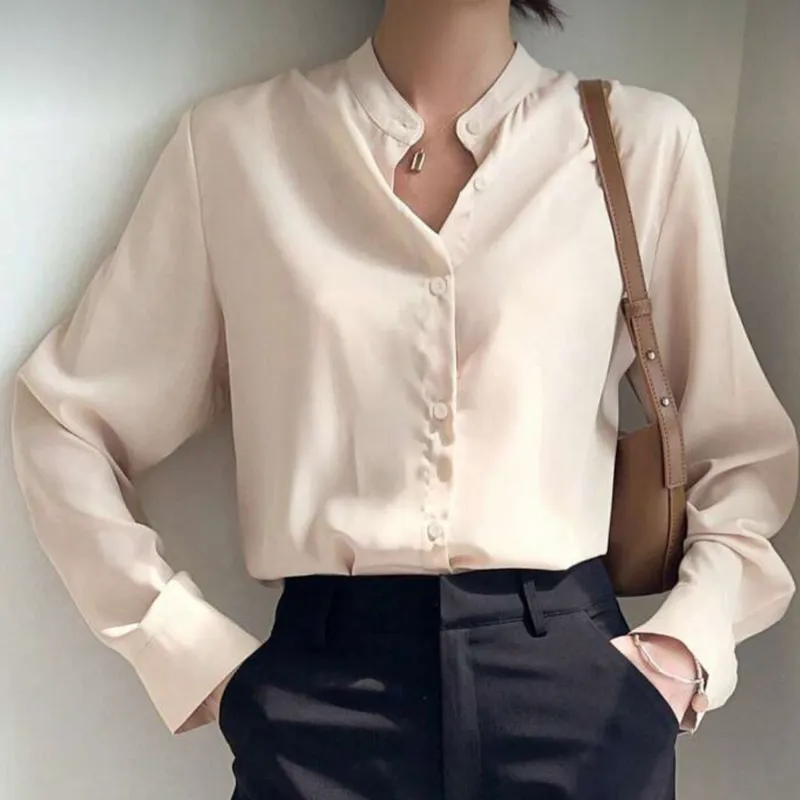 Camisa sólida 