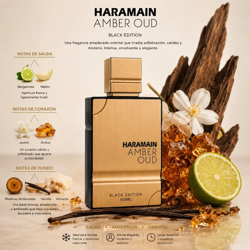 Haramain Amber Oud Black