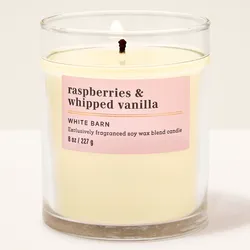 Raspberries & whipped vanilla