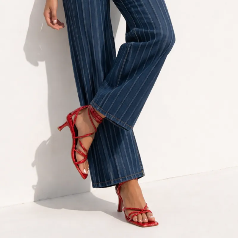 Sandalias efecto agrietado
