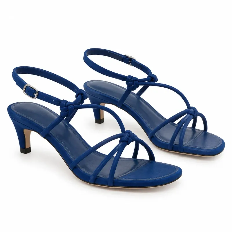 Sandalias Tacón Nudos