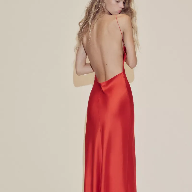 Vestido coral