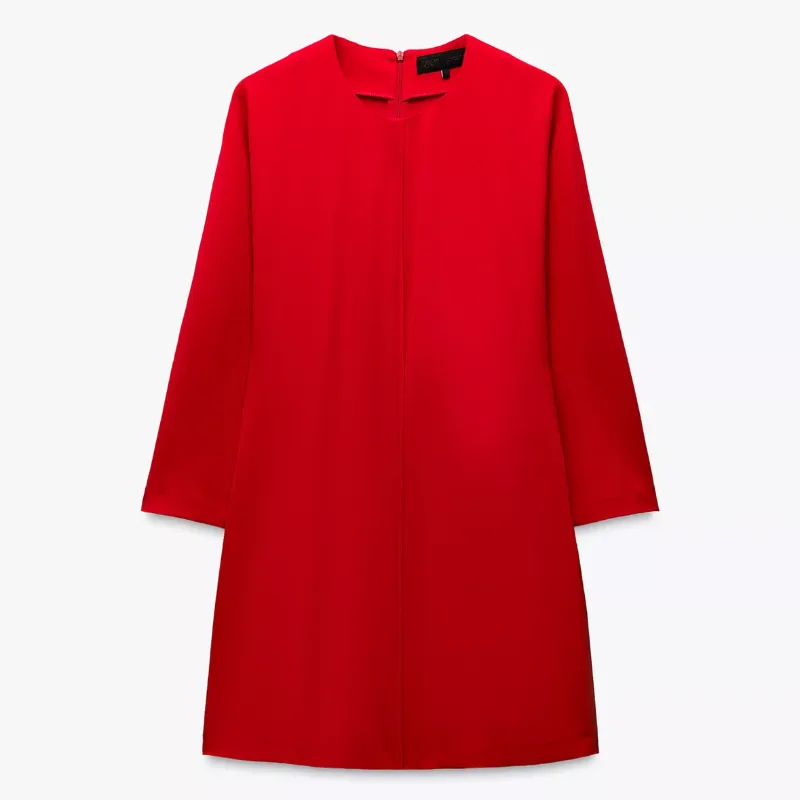 Vestido Mini Crepe 