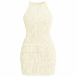Vestido texturizado 