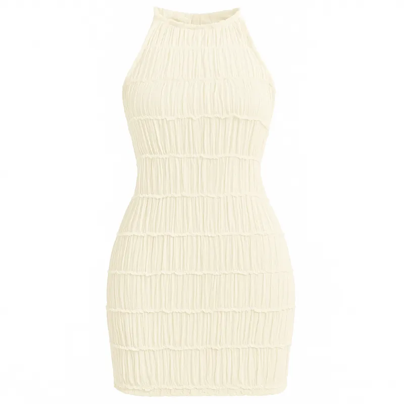 Vestido texturizado 