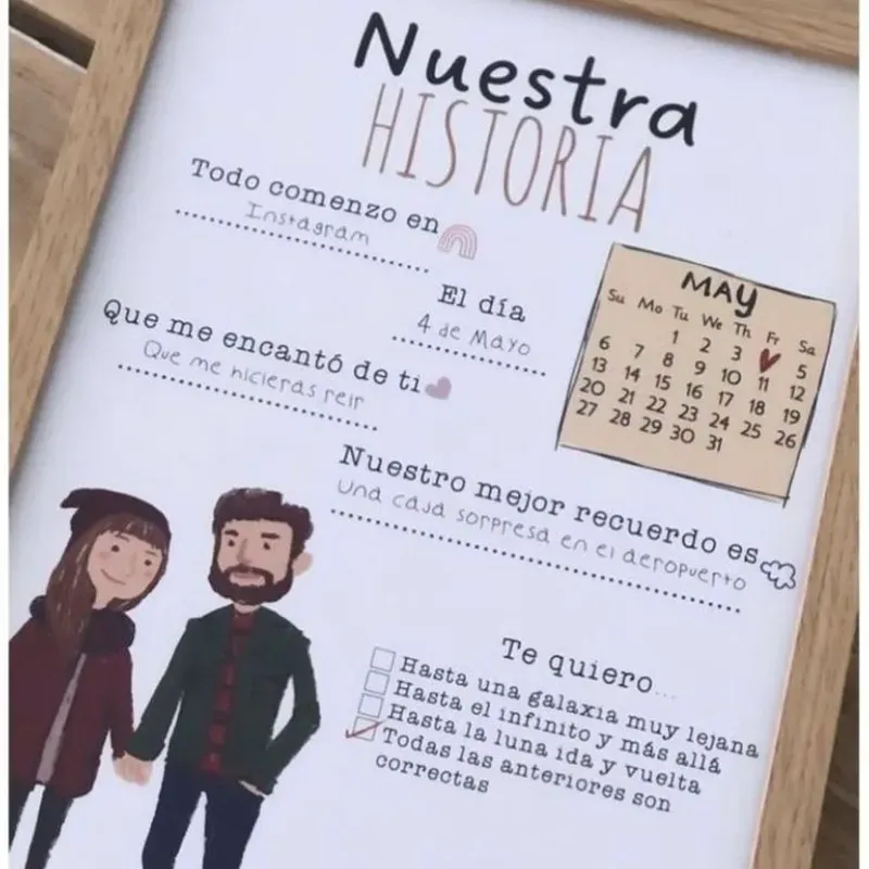 Calendario "Nuestra Historia"