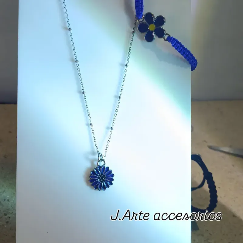 Conjunto de cadena y pulsera 