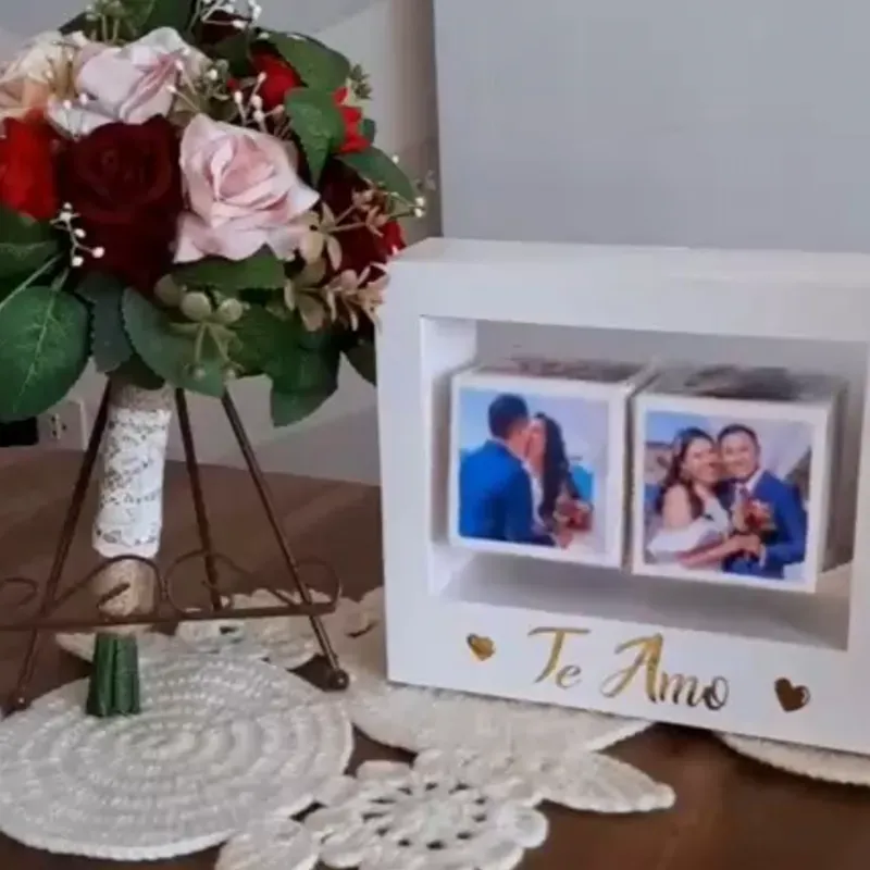 Cubo giratorio doble 