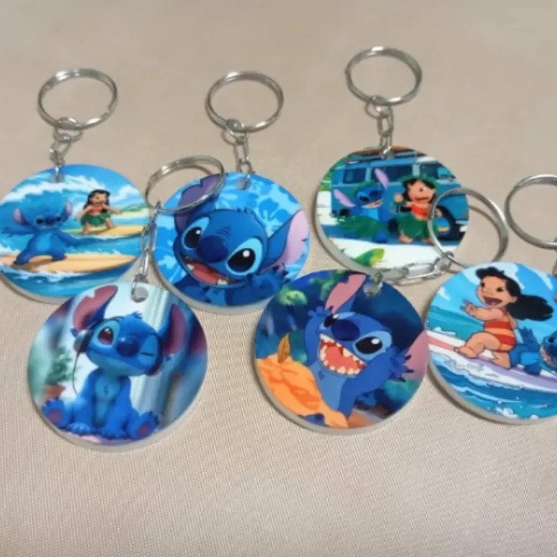 Llaveros acrílicos redondos 