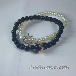 Pulseras de perlas 