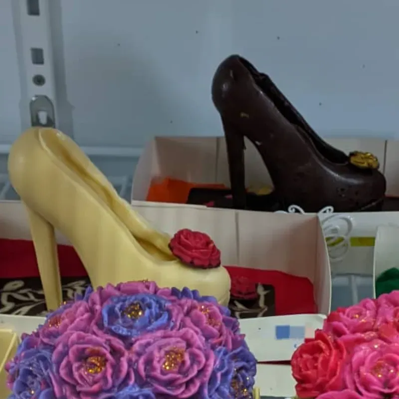Tacones de chocolate 