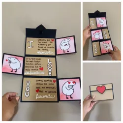 Tarjeta "scrap book expandible"