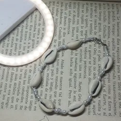 Tobilleras de caracolas 