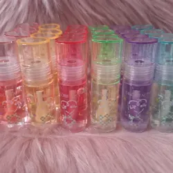 Brillo aplicador ancho florecitas