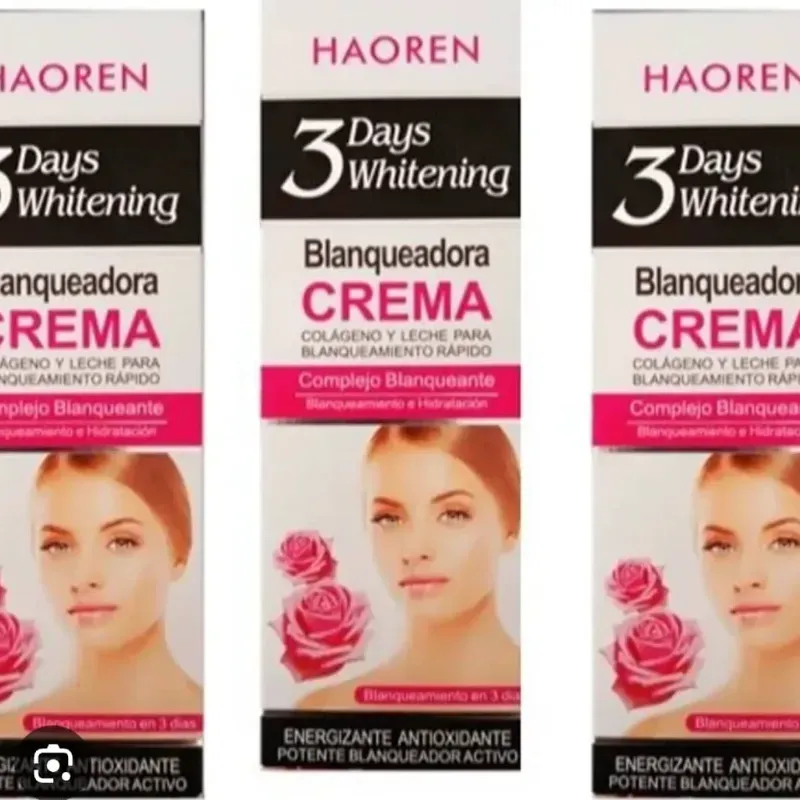 Crema blanqueadora Rosas