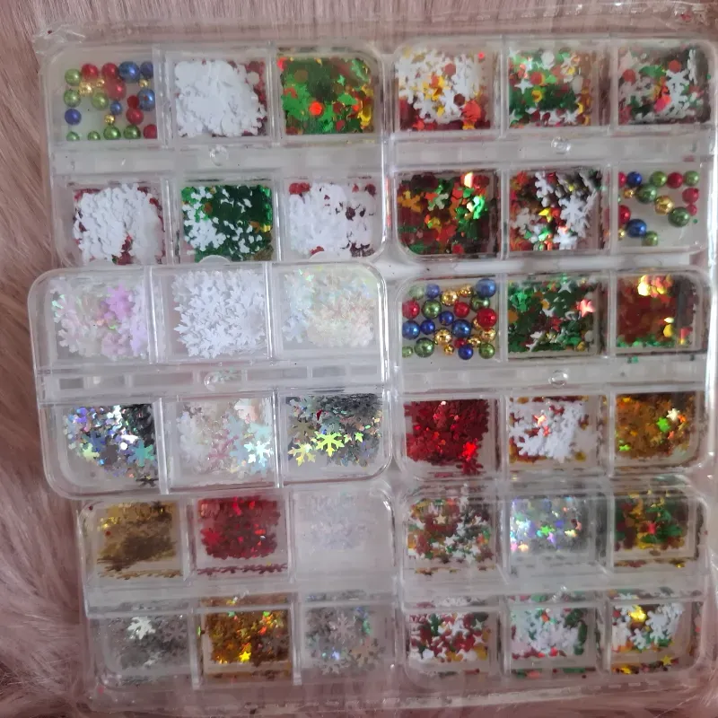 Decoración uñas navidad 