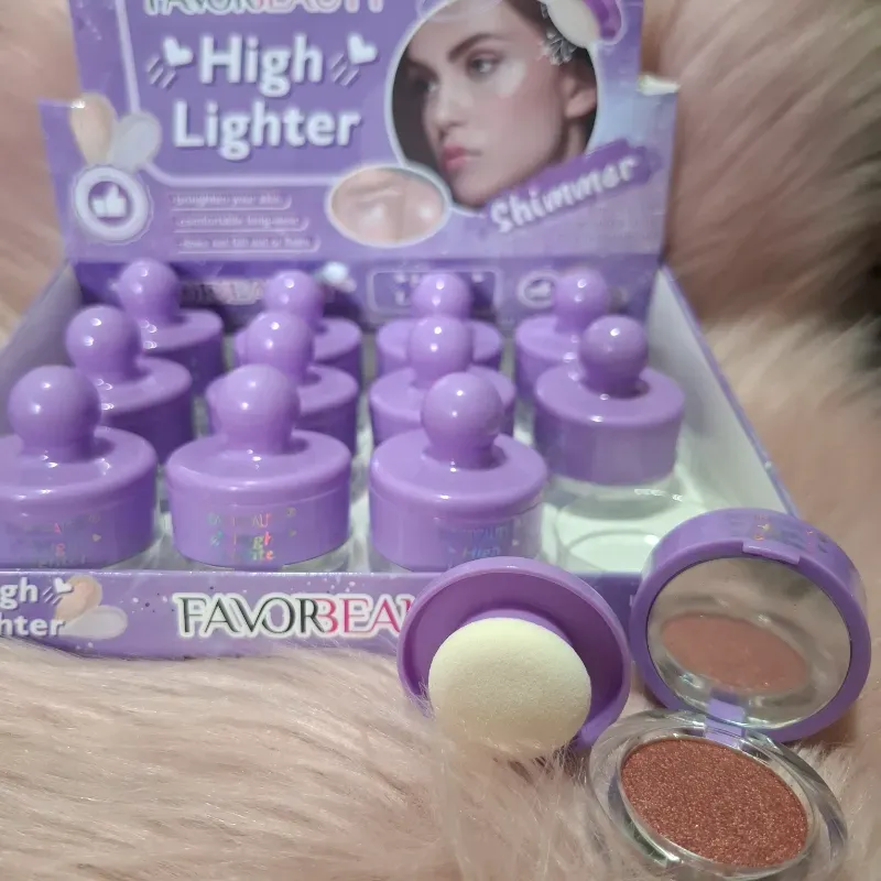 Iluminador estuche morado