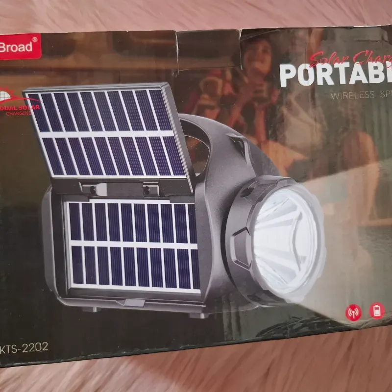 Lámpara+Bocina portable