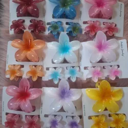 Set de 3 pellizcos de flores