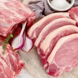 Carne de cerdo al corte 