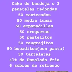 Combo#3 Para 50 Personas 