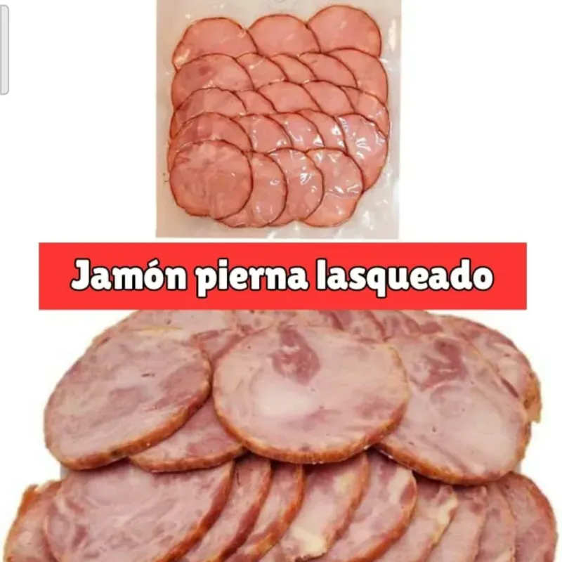 Jamón pierna lasqueado
