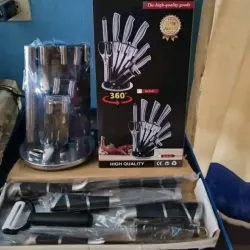 Juego de cuchillo de acero inoxidable  