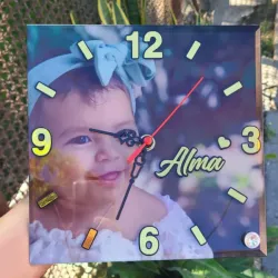 Reloj de Cristal Personalizados 
