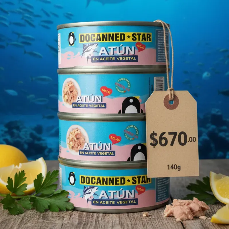 Atún en aceite vegetal 140g