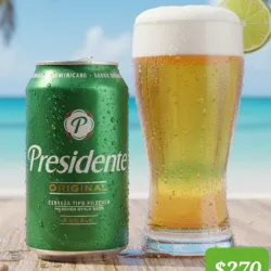 Cerveza Presidente 