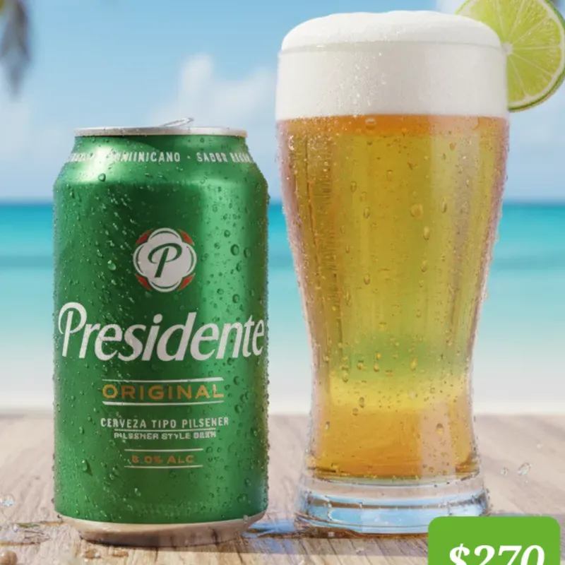 Cerveza Presidente 