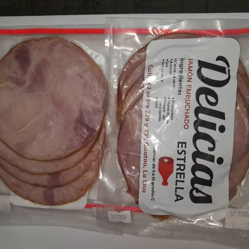 Paquete Jamon Embuchado Lasqueado Las Delicias 