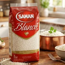 Arroz importado SAMAN(grano largo)