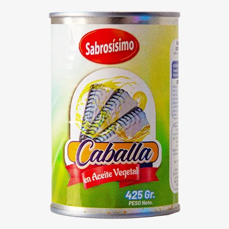 Caballa en aceite vegetal 