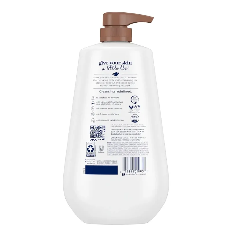 Gel de Baño Dove Restore – Coco & Manteca de Cacao (905 ml)