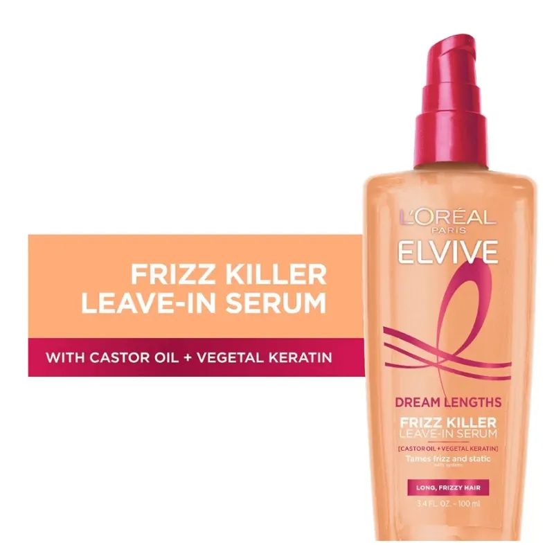 L'Oréal Paris Elvive Dream Lengths Frizz Killer – Suero Disciplinante Sin Enjuague (100ml)