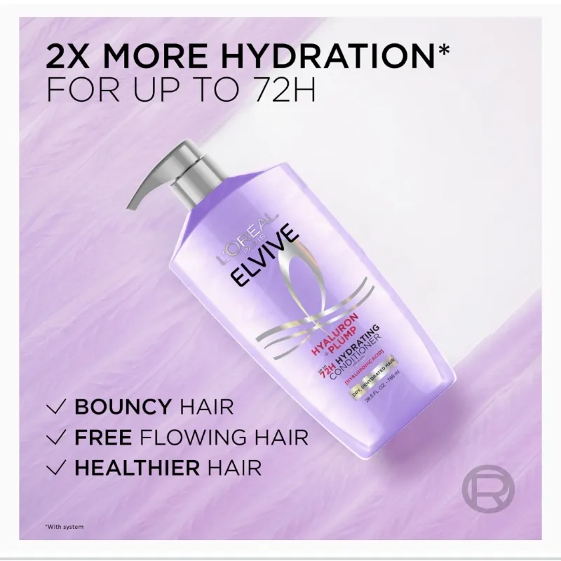 L'Oreal Paris Elvive Hyaluron Plump (828 ml)